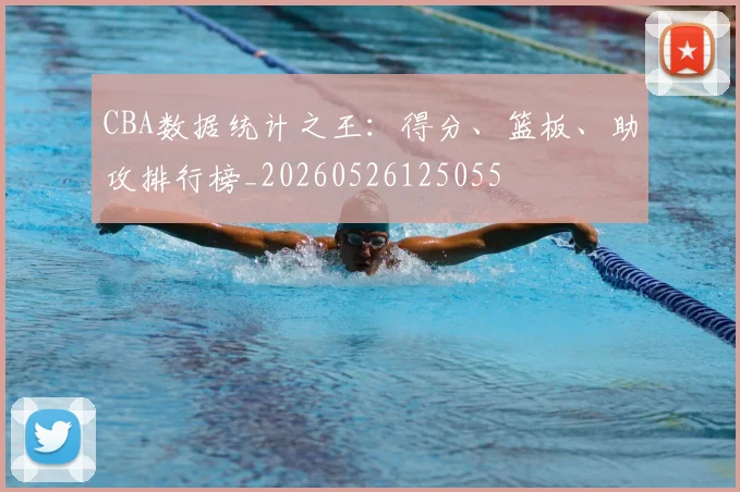 CBA数据统计之王：得分、篮板、助攻排行榜_20260526125055
